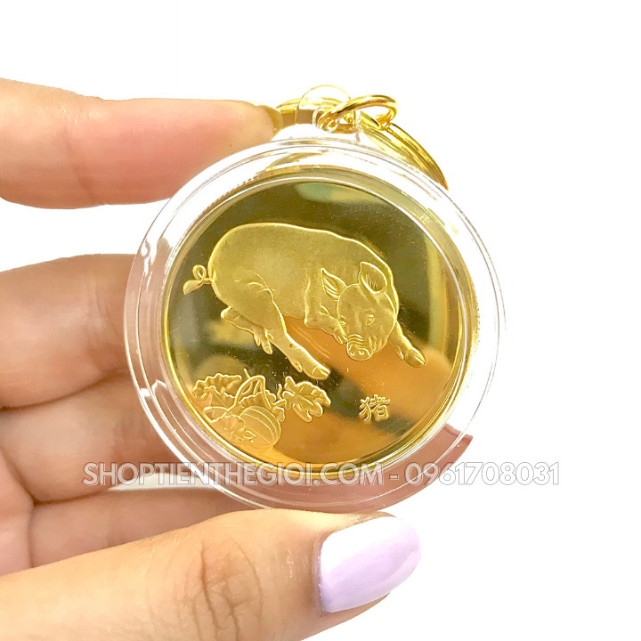 Móc Khóa 12 Con Giáp Tuổi Hợi - Heo - SP005840